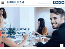 Tablet Screenshot of buhr-team.com